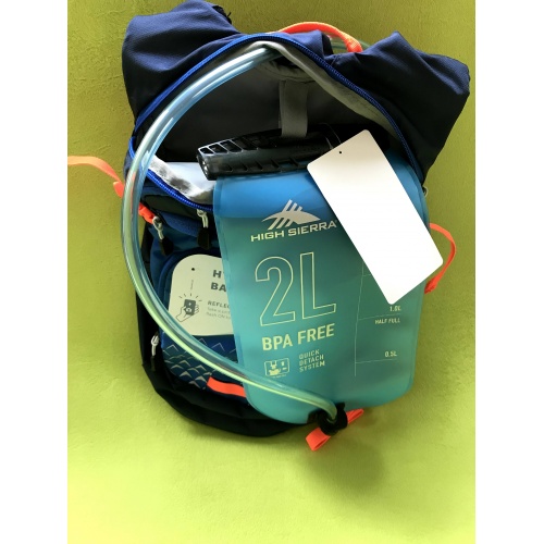 High Sierra Hydration Pack with Reflective Print